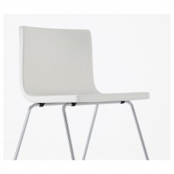 Фото3.Крісло, хромований, Мьюкі Кавато білий BERNHARD IKEA 201.530.68